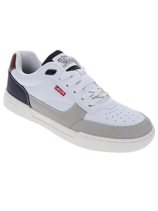 Levi's Other - Levi's Men's White Gray Low-Top Sneakers Lace-Up Size 12 NET